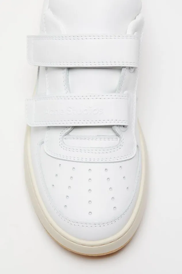 Acne Studios Velcro Strap Sneakers Optic Whiteecru Women Face Collection Acne Studios Velcro Strap Sneakers Optic Whiteecru Women Face Collection