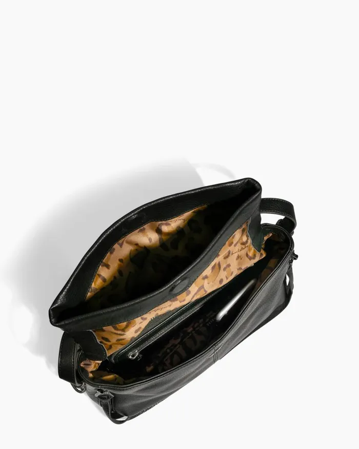 Aimee Kestenberg Crossbody Bags Women Bali Crossbody Black With Shiny Black