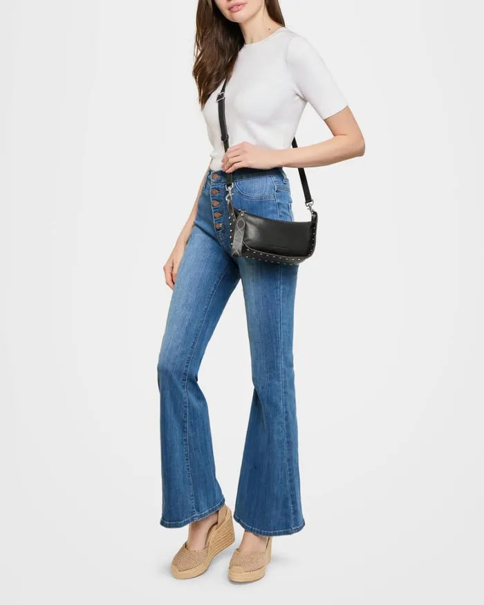 Aimee Kestenberg Crossbody Bags Women Hamilton Crossbody Black With Silver