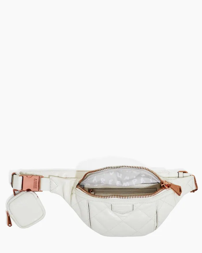 Aimee Kestenberg Crossbody Bags Women Outta Here Sling Bag With Pods Vanilla Ice With Chocolate Rose Gold