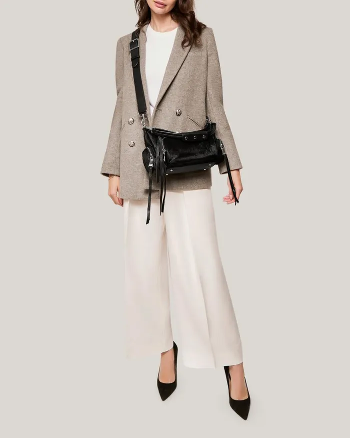 Aimee Kestenberg Shoulder Bags Women Away We Go Convertible Shoulder Black Haircalf