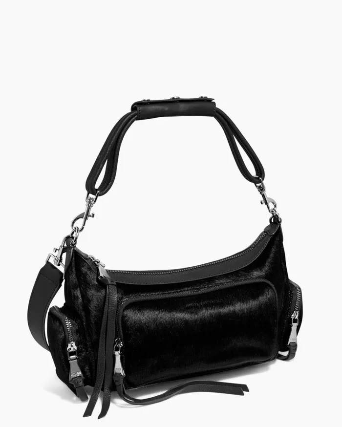 Aimee Kestenberg Shoulder Bags Women Away We Go Convertible Shoulder Black Haircalf