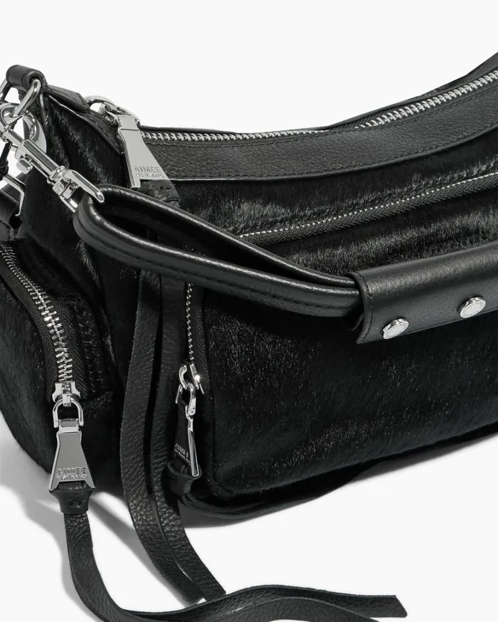 Aimee Kestenberg Shoulder Bags Women Away We Go Convertible Shoulder Black Haircalf