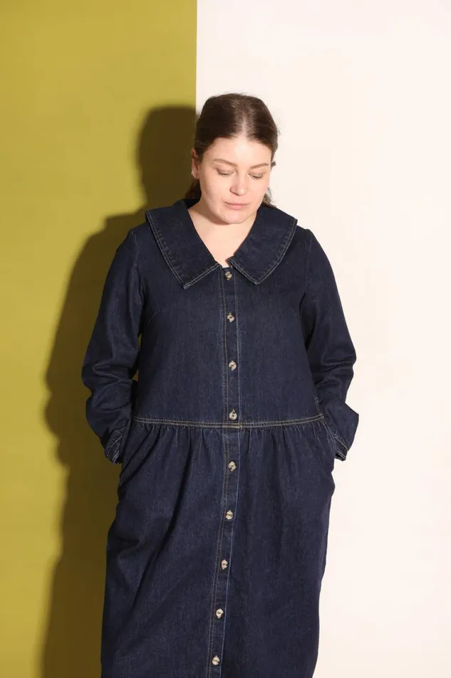 Albie Dress Indigo Womens LF Markey Dresses