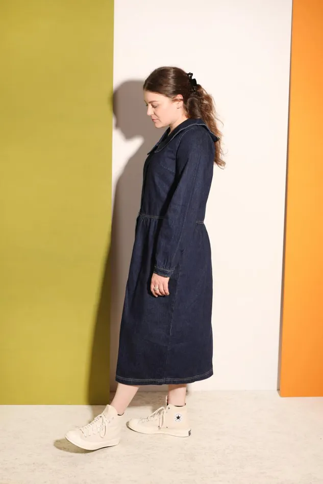 Albie Dress Indigo Womens LF Markey Dresses