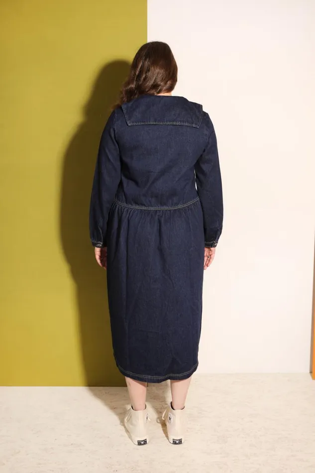 Albie Dress Indigo Womens LF Markey Dresses