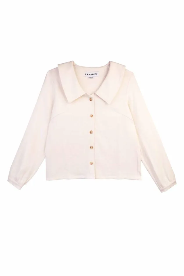 Albie Shirt White Womens LF Markey Tops