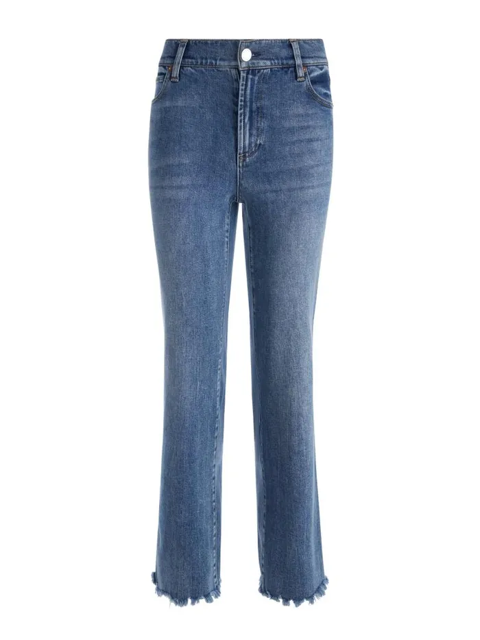 Alice Olivia EMBER SLIM STRAIGHT JEAN Brooklyn Blue Women Pants
