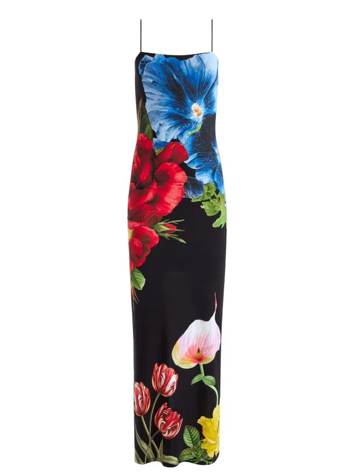 Alice Olivia FIFI MAXI DRESS Le Parisien Black Women Dresses
