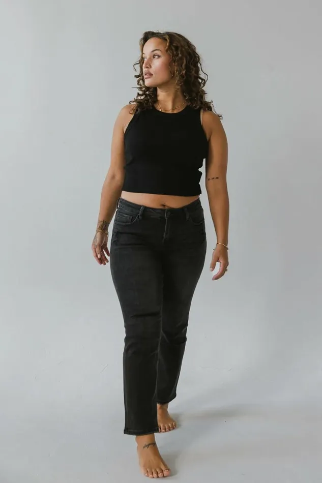 Alisa Distressed Jeans Black Women Bohme Denim