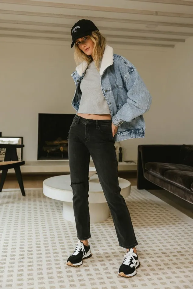 Alisa Distressed Jeans Black Women Bohme Denim