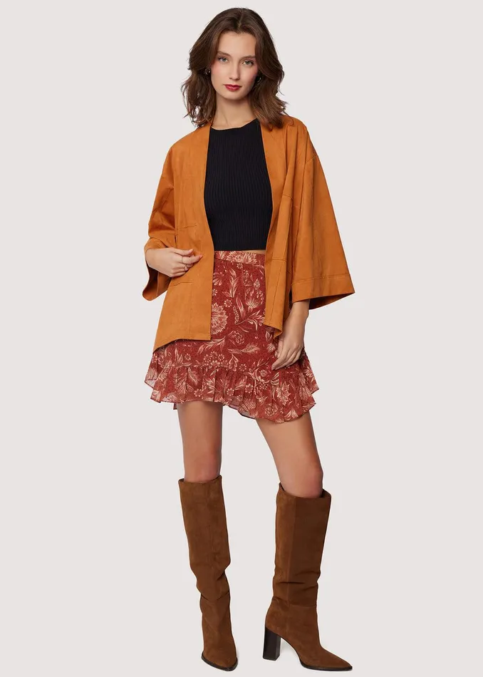 Amore Cardigan Jacket Caramel Women Lost Wander Outerwear