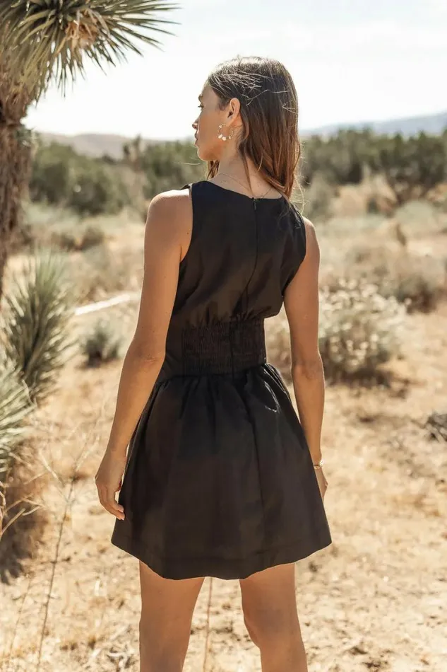 Anabella Mini Dress 8211 FINAL SALE Black Women Bohme Dresses