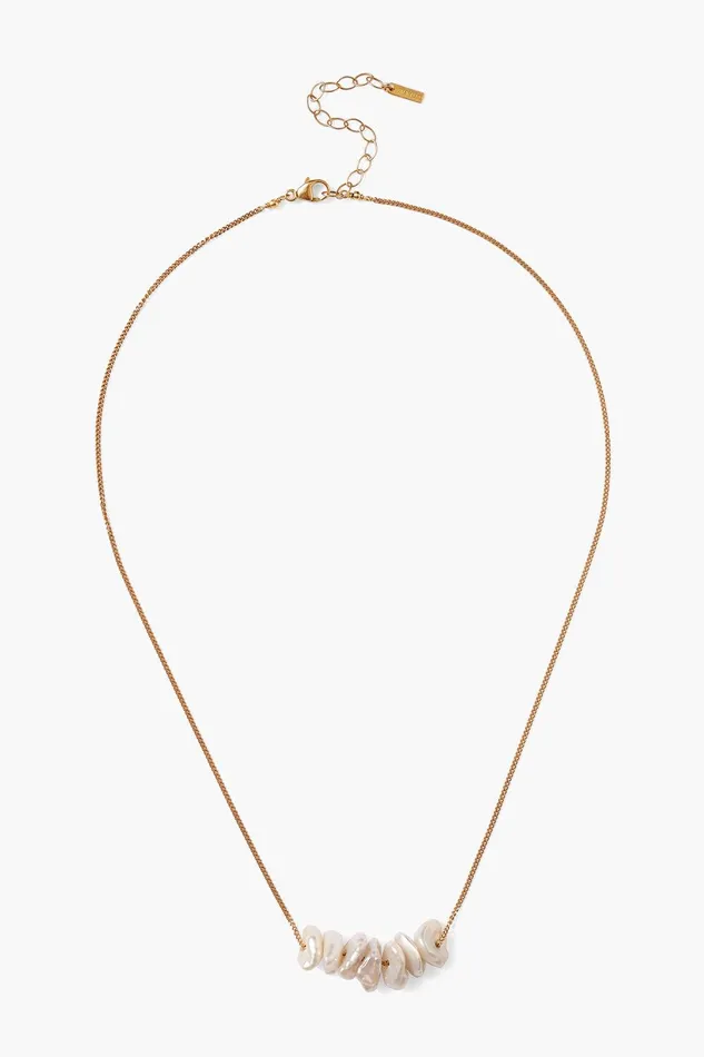 Anini Pearl Necklace Gold Women Chan Luu Necklaces