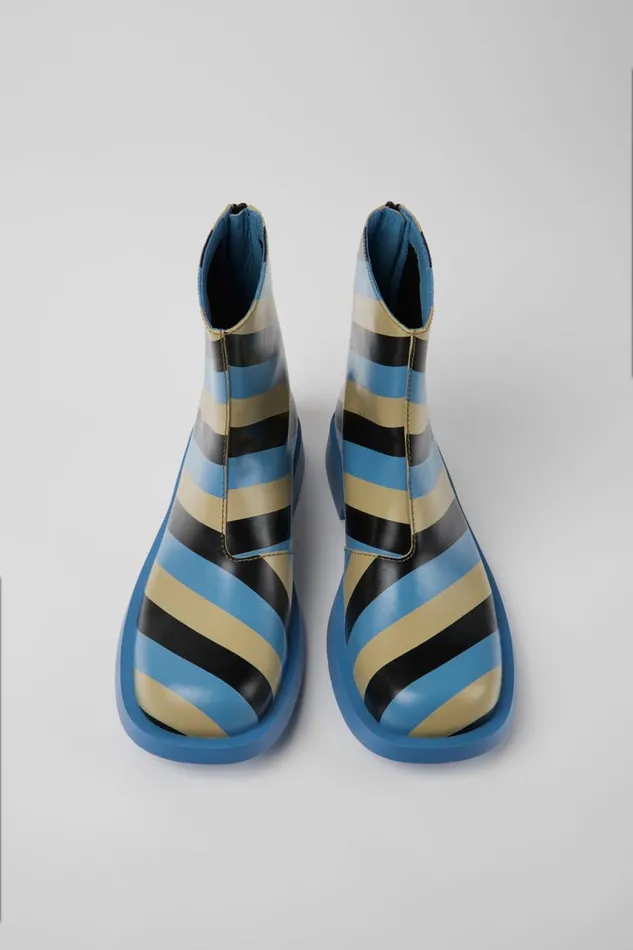 Ankle Boots Men Camper MIL 1978 Multicolored Leather Ankle Boots Ankle Boots Men Camper MIL 1978 Multicolored Leather Ankle Boots
