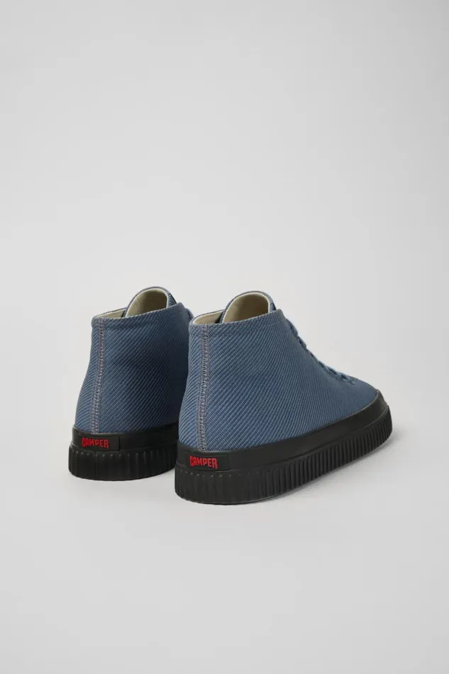 Ankle Boots Men Camper Peu Roda Gray Recycled Cotton Sneakers Ankle Boots Men Camper Peu Roda Gray Recycled Cotton Sneakers