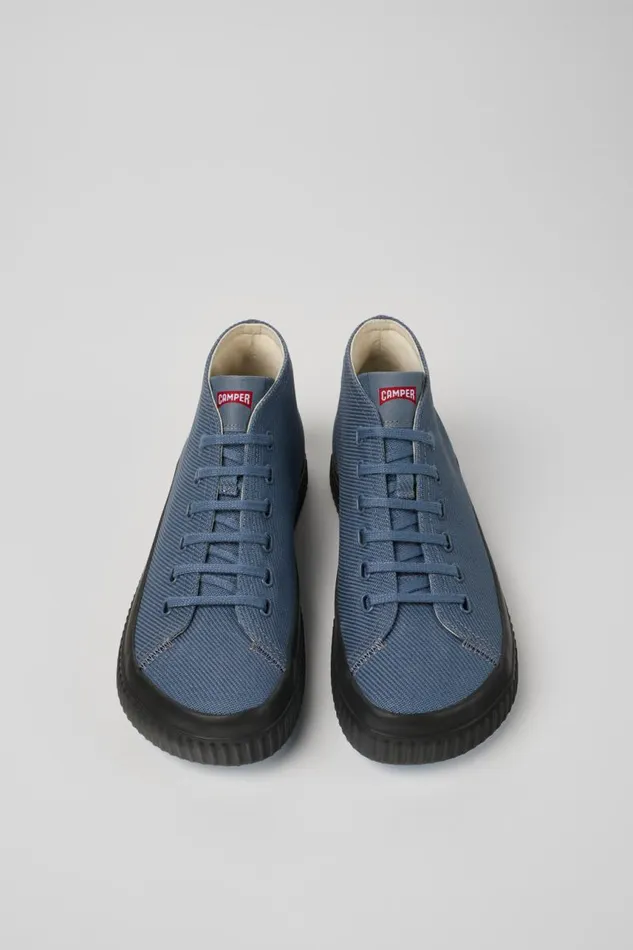 Ankle Boots Men Camper Peu Roda Gray Recycled Cotton Sneakers Ankle Boots Men Camper Peu Roda Gray Recycled Cotton Sneakers