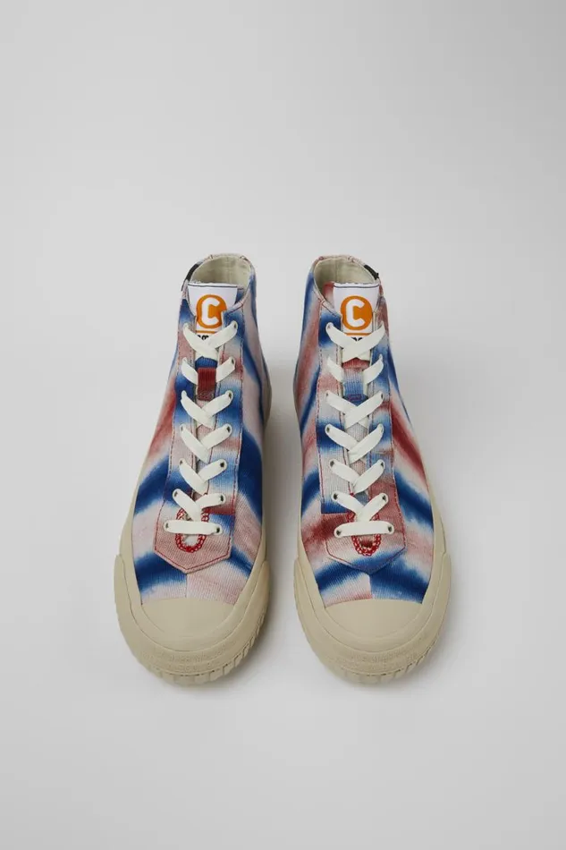 Ankle Boots Women Camper Camper X EFI Multicolored Organic Cotton Sneakers