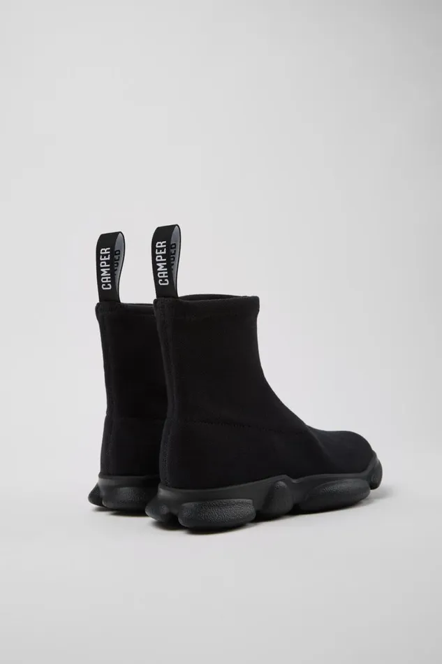 Ankle Boots Women Camper Karst Black TENCEL Lyocell Mid Boots