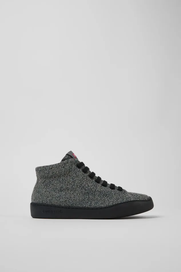 Ankle Boots Women Camper Peu Touring Gray Textile Ankle Boots