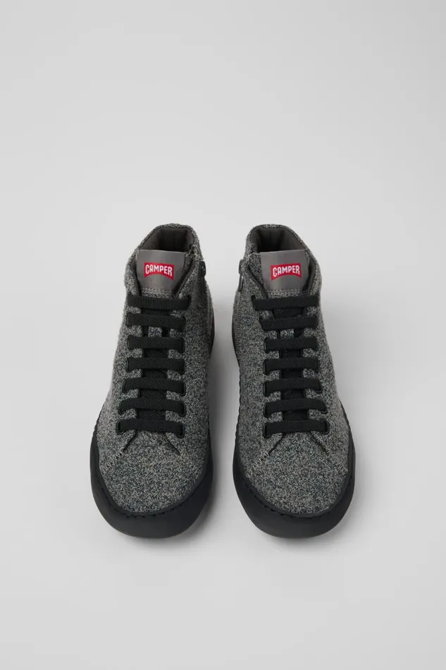 Ankle Boots Women Camper Peu Touring Gray Textile Ankle Boots