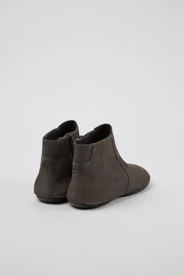 Ankle Boots Women Camper Right Gray Nubuck Ankle Boots
