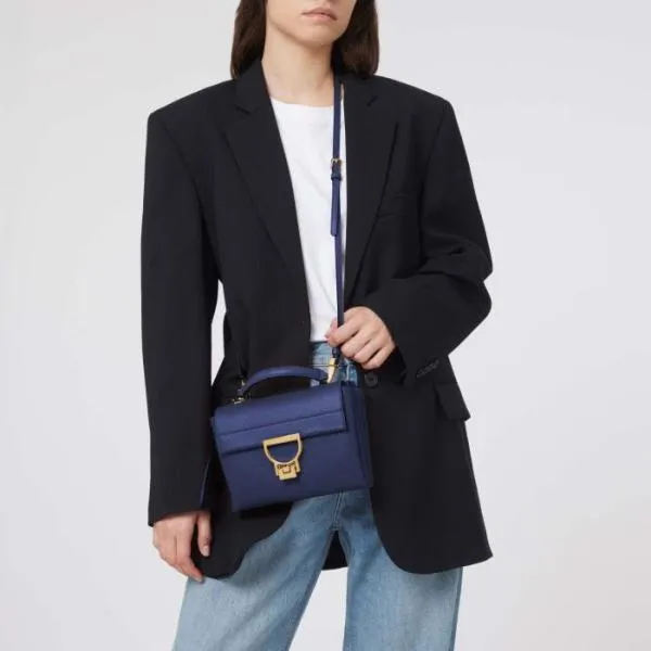 Arlettis Small Royal Blue Women Coccinelle Top Handle Bag Arlettis Small Royal Blue Women Coccinelle Top Handle Bag