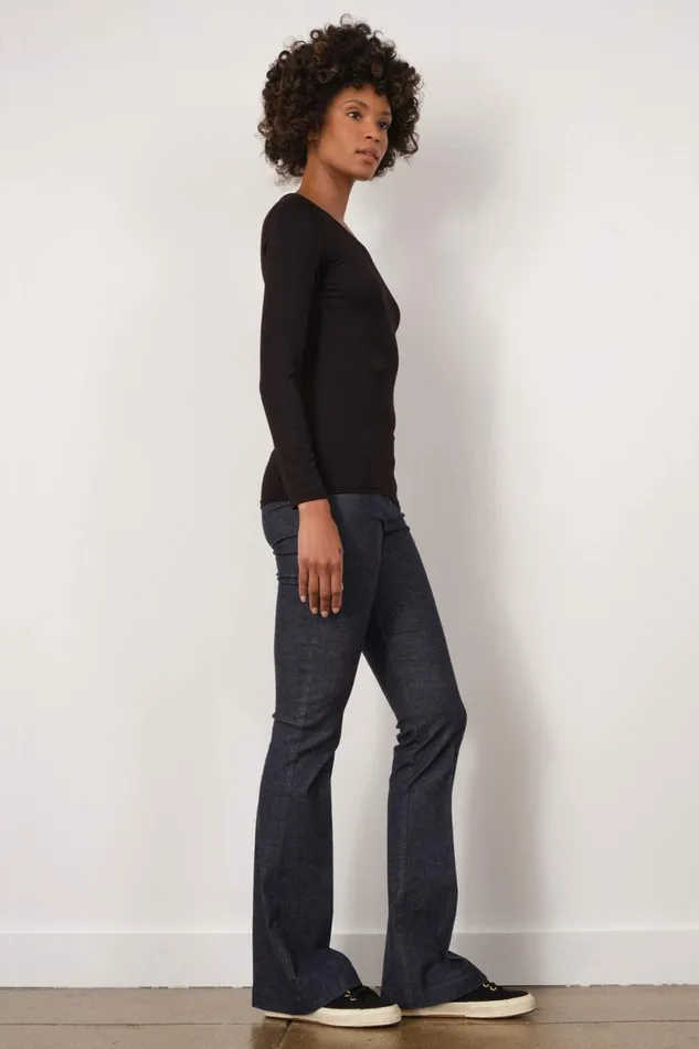 Avenue Montaigne BELLINI Flannel Denim Women Pants Avenue Montaigne BELLINI Flannel Denim Women Pants