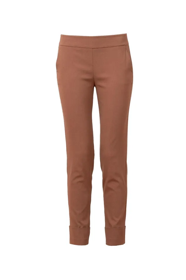 Avenue Montaigne BEN Signature Cognac Women Pants