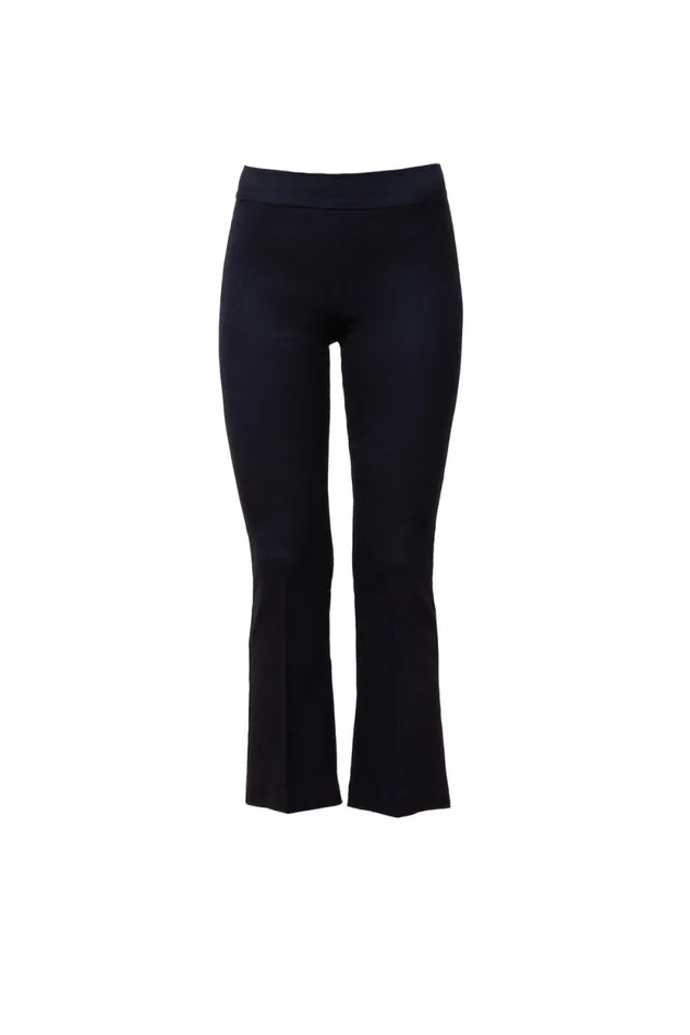 Avenue Montaigne LEO Flannel Navy Women Pants