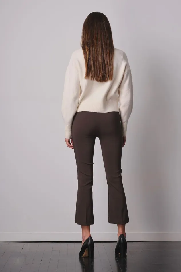 Avenue Montaigne LEO Signature Dark Olive Women Pants