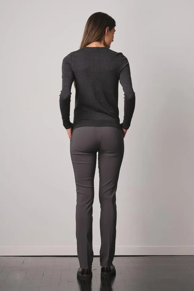 Avenue Montaigne LOUIS Signature Grey Women Pants Avenue Montaigne LOUIS Signature Grey Women Pants