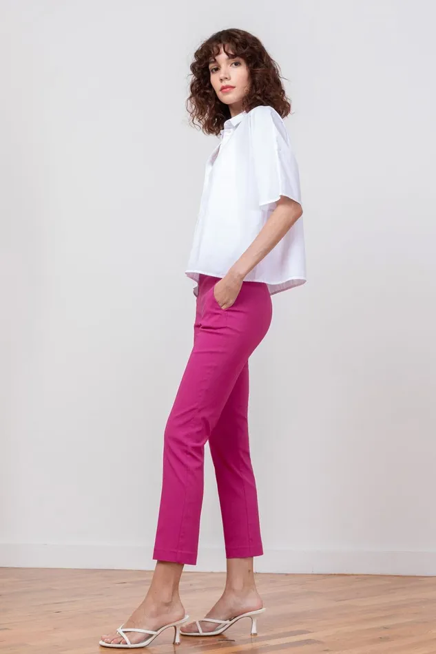 Avenue Montaigne LULU Signature Magenta Women Pants Avenue Montaigne LULU Signature Magenta Women Pants