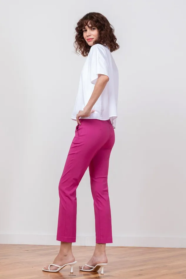 Avenue Montaigne LULU Signature Magenta Women Pants Avenue Montaigne LULU Signature Magenta Women Pants