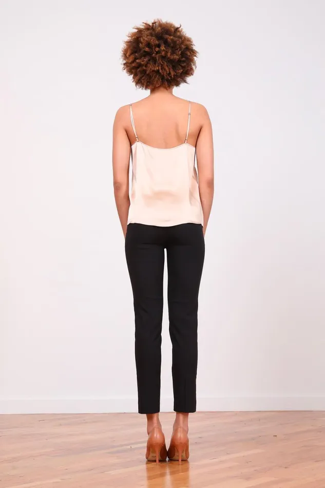 Avenue Montaigne PARS Signature Black Women Pants Avenue Montaigne PARS Signature Black Women Pants