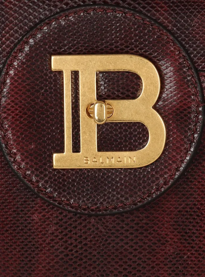 BBuzz Dynasty Karung Leather Bag Red Women Balmain Handbags