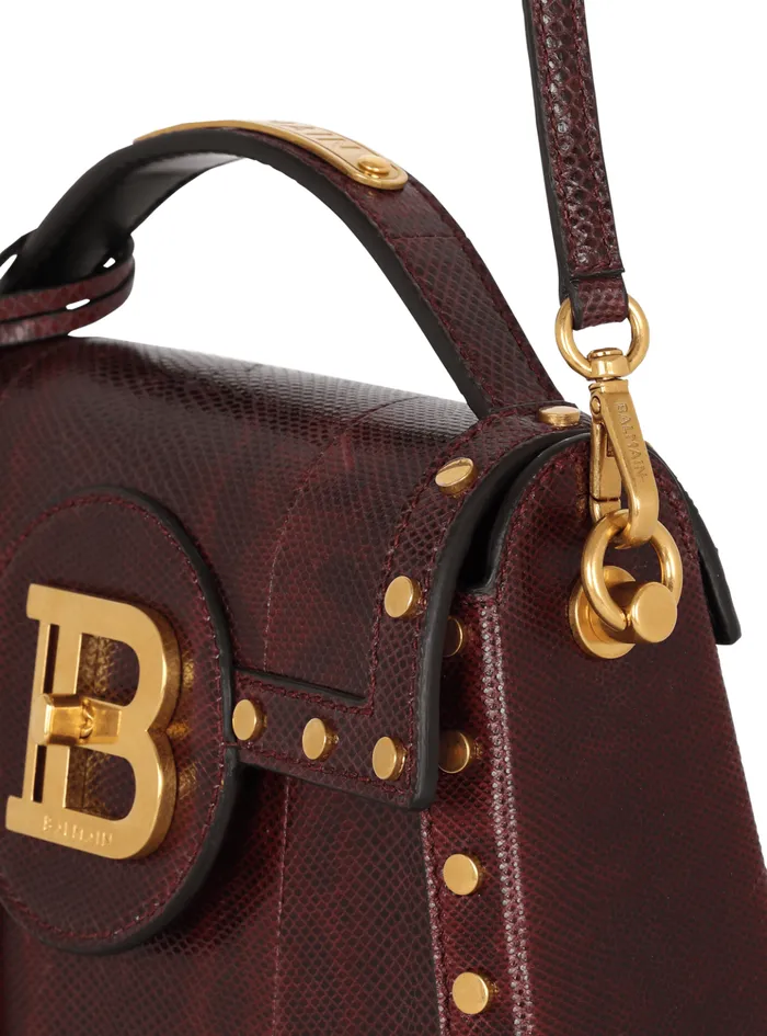 BBuzz Dynasty Karung Leather Bag Red Women Balmain Handbags