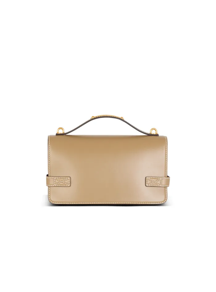 BBuzz Shoulder 24 Calfskin Bag Brown Women Balmain Handbags