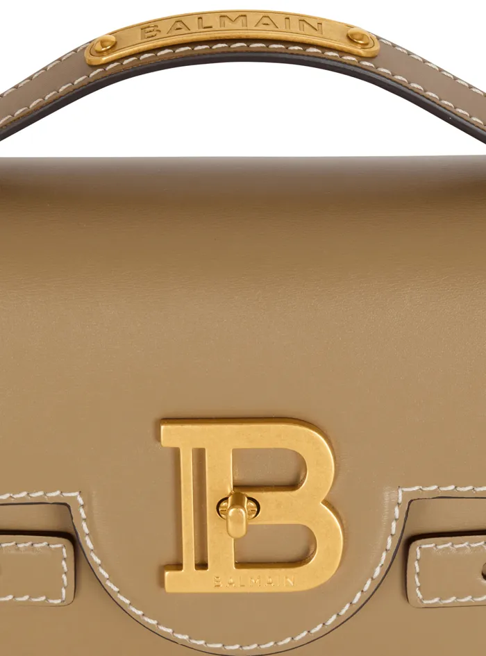 BBuzz Shoulder 24 Calfskin Bag Brown Women Balmain Handbags
