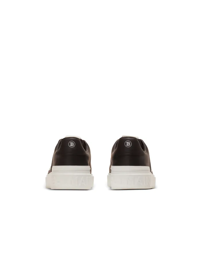 BCourt Signature Calfskin Sneakers Black Men Balmain Sneakers