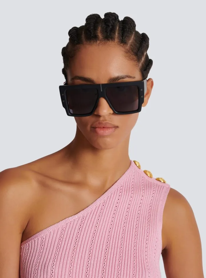 BGrand Sunglasses Black WomenMen Balmain Eyewear