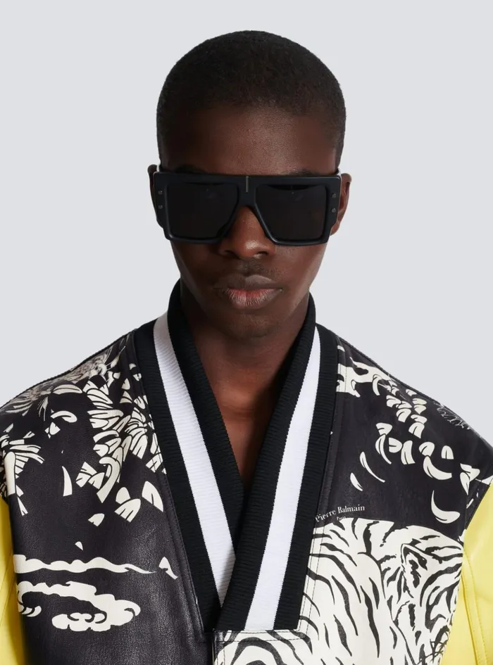 BGrand Sunglasses Black WomenMen Balmain Eyewear