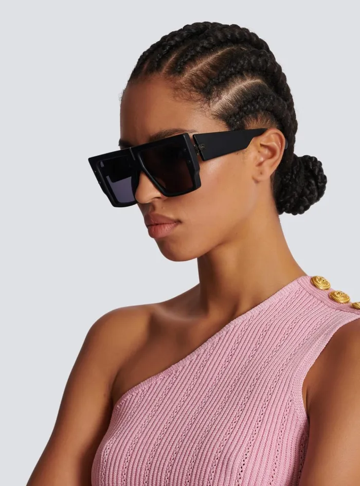 BGrand Sunglasses Black WomenMen Balmain Eyewear
