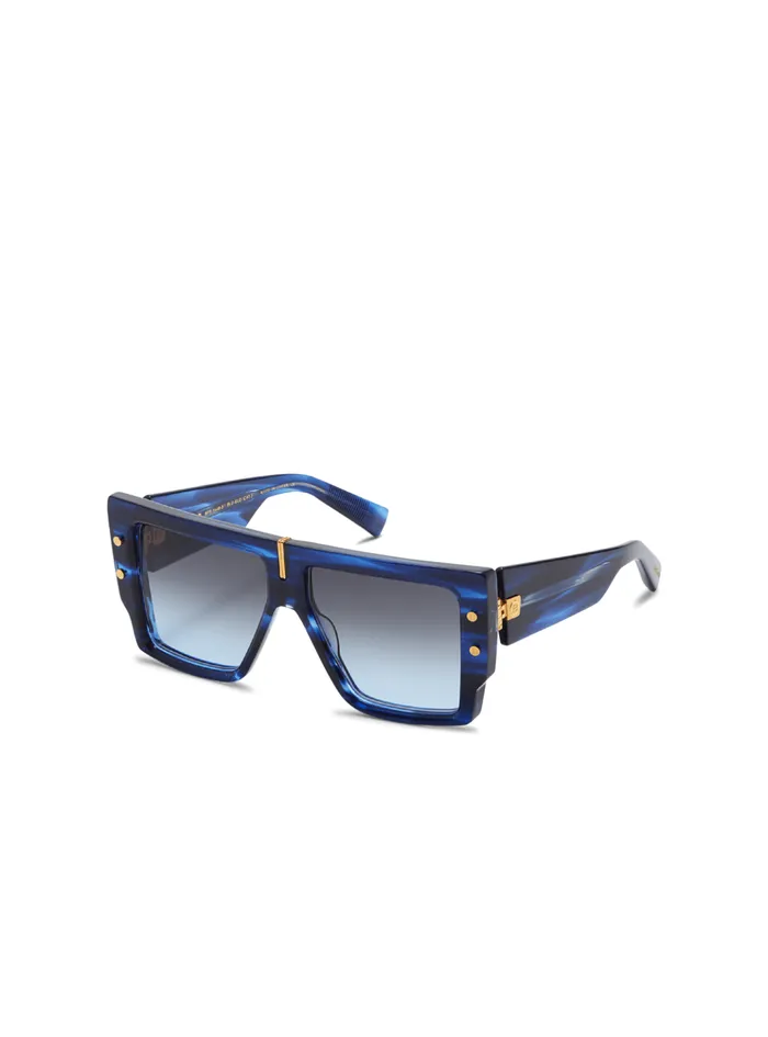 BGrand Sunglasses Blue WomenMen Balmain Eyewear