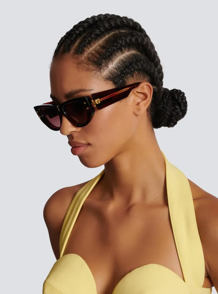 BMuse Sunglasses Red Women Balmain Eyewear