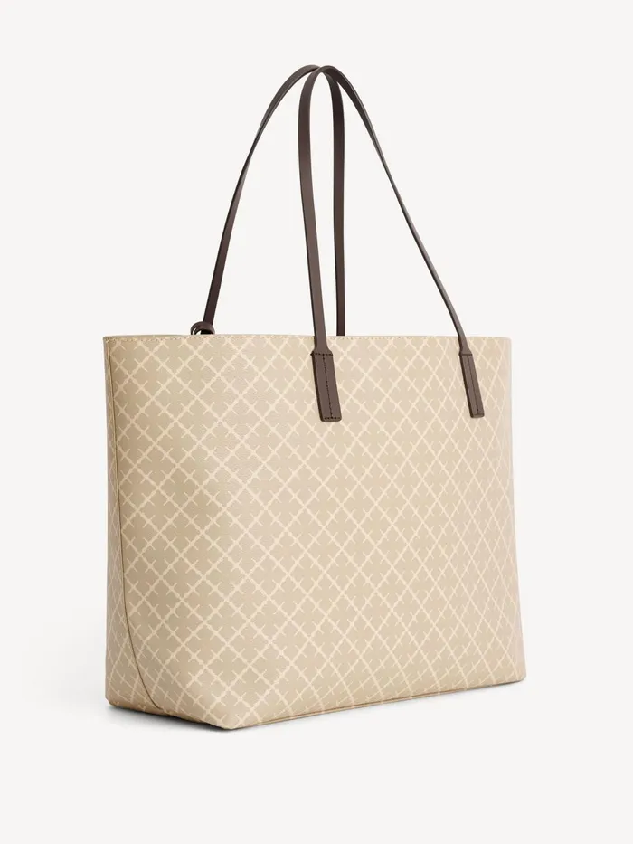 Bags Women By Malene Birger Abi Printed Tote Bag Feather