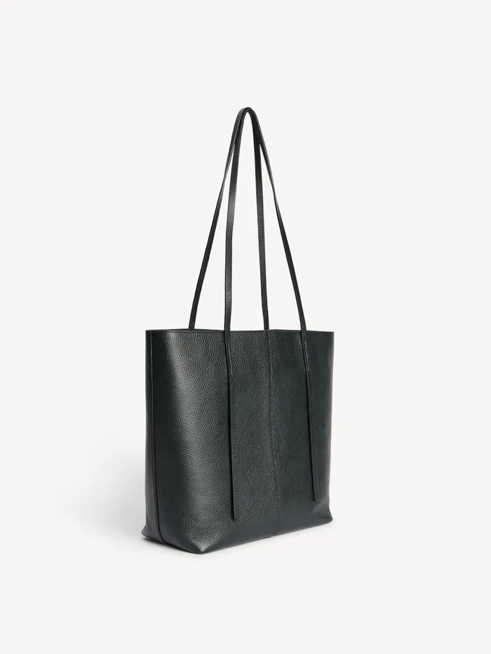 Bags Women By Malene Birger Abilso Leather Tote Bag Black Bags Women By Malene Birger Abilso Leather Tote Bag Black