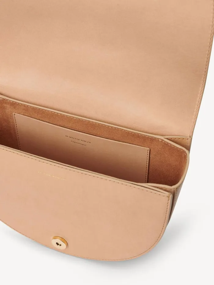 Bags Women By Malene Birger Cebella Leather Shoulder Bag Tan Bags Women By Malene Birger Cebella Leather Shoulder Bag Tan