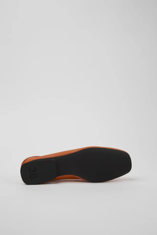 Ballerinas Women Camper Casi Myra Orange Leather Ballerinas