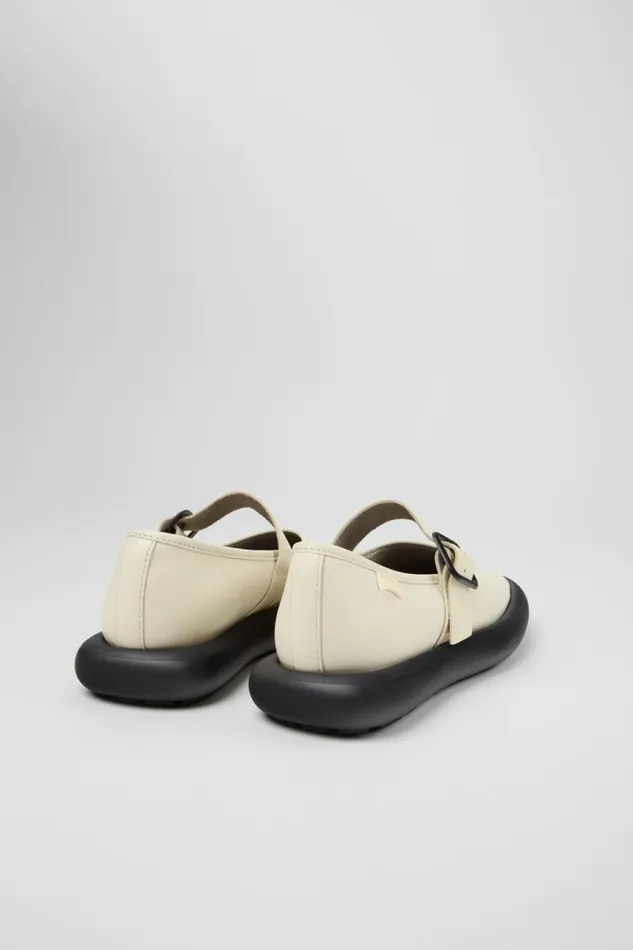 Ballerinas Women Camper Onda White Leather Mary Jane